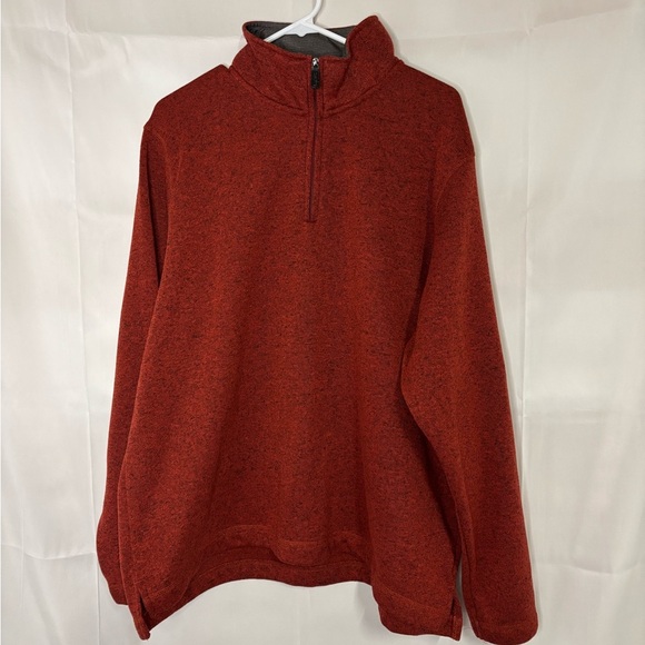 Mens size XL wrangler brand half zip fleece jacket, #F720 - Picture 1 of 5